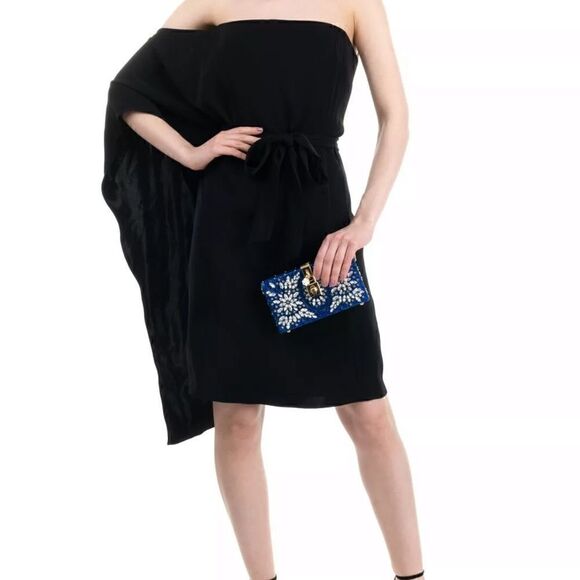 HALSTON HERITAGE Overlay Dress  - Picture 1 of 10